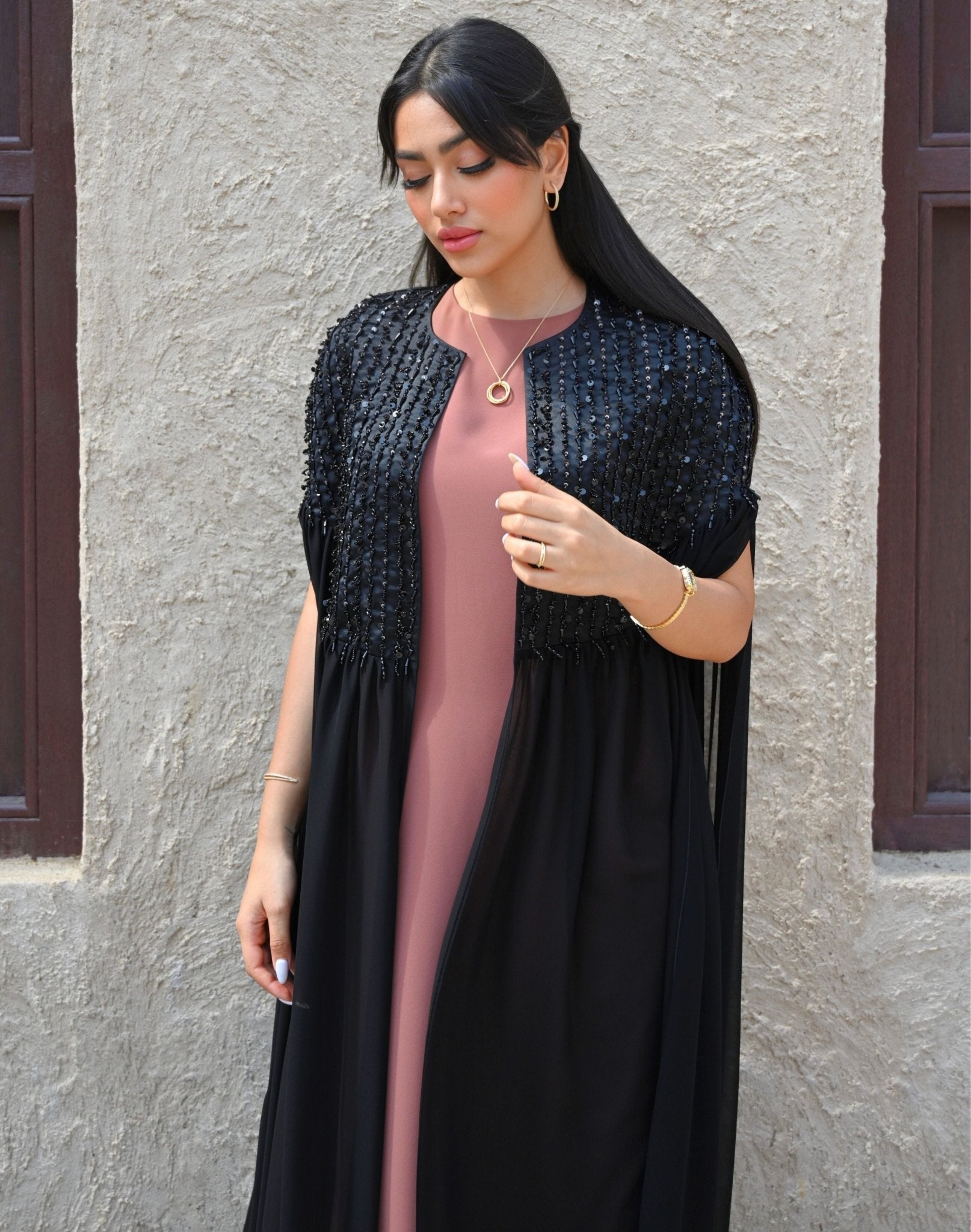 Wedding Cape Abaya - Geelato Abaya