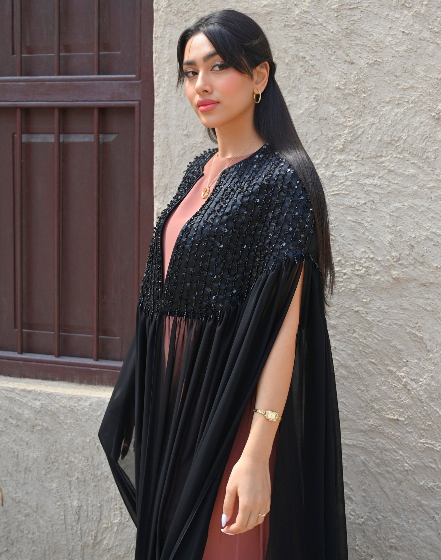 Wedding Cape Abaya - Geelato Abaya