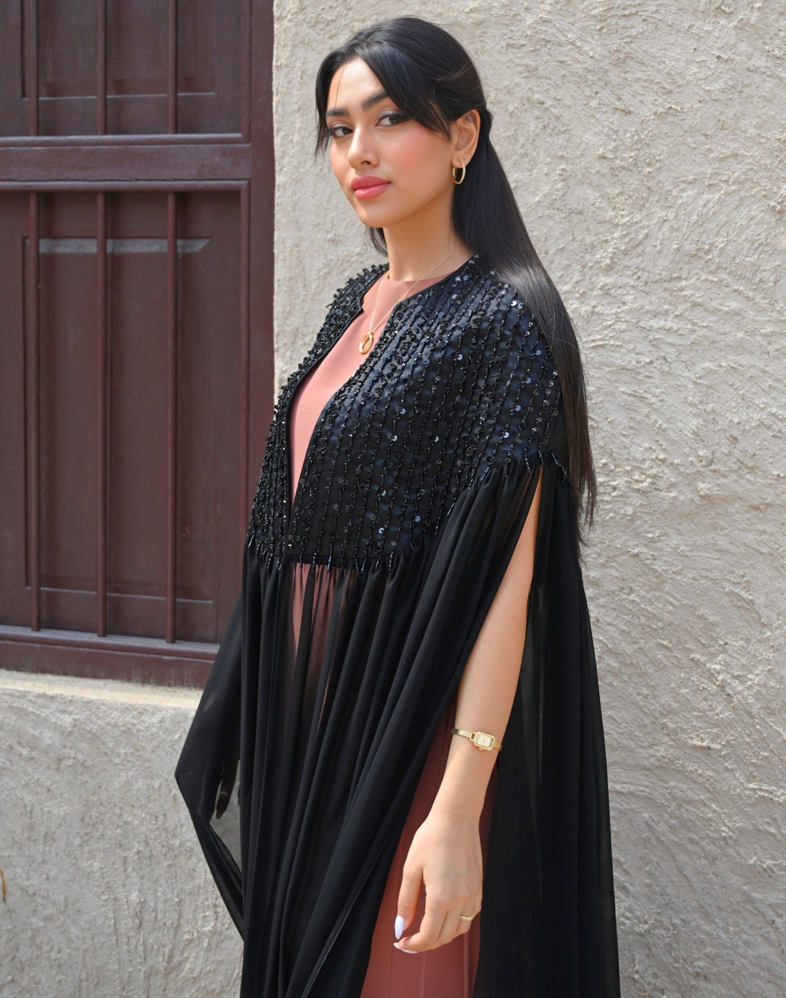 Wedding Cape Abaya - Geelato Abaya