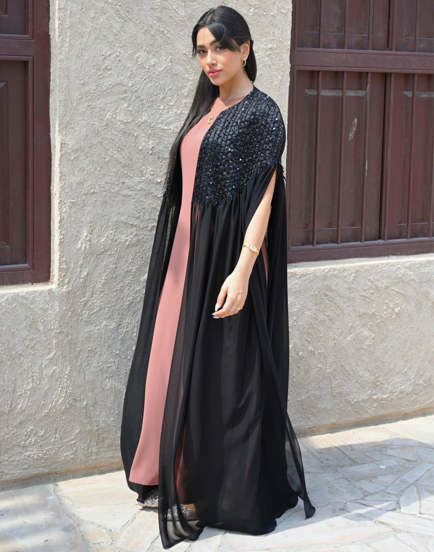 Wedding Cape Abaya - Geelato Abaya
