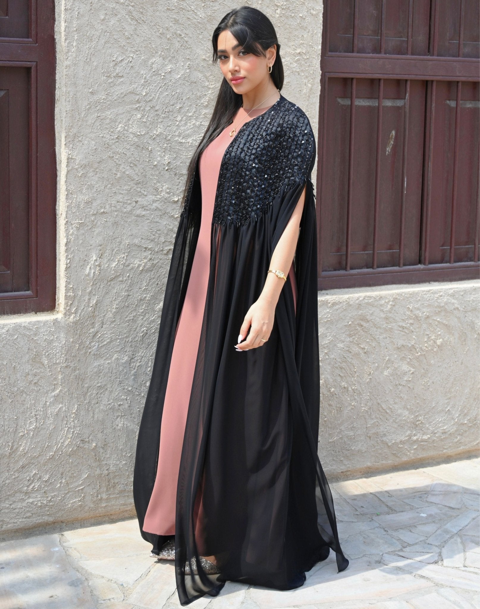 Wedding Cape Abaya - Geelato Abaya