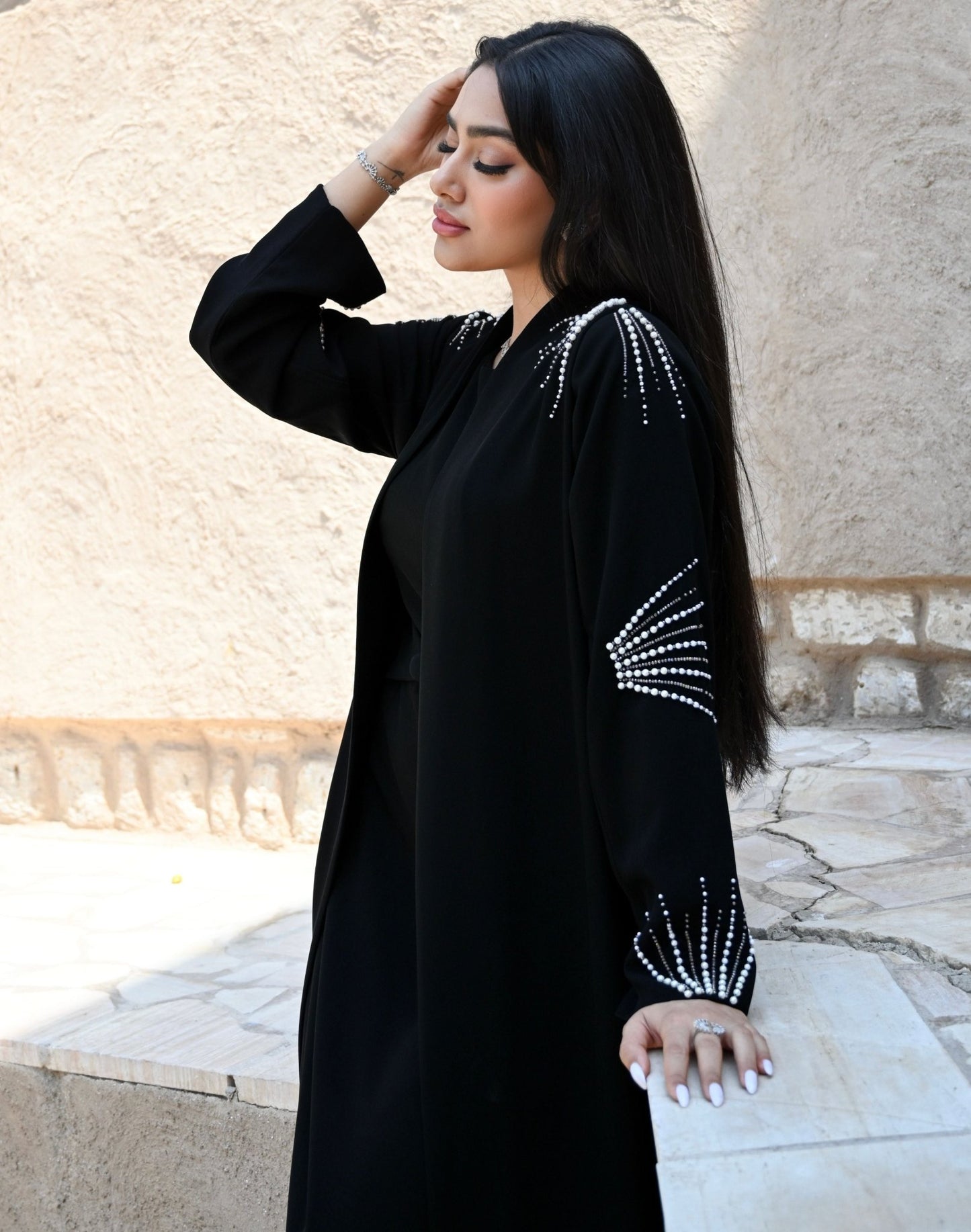 Pearl Sparkle Abaya - My Store